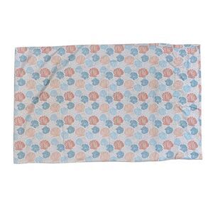 Seashell Print Twin Sheet Set